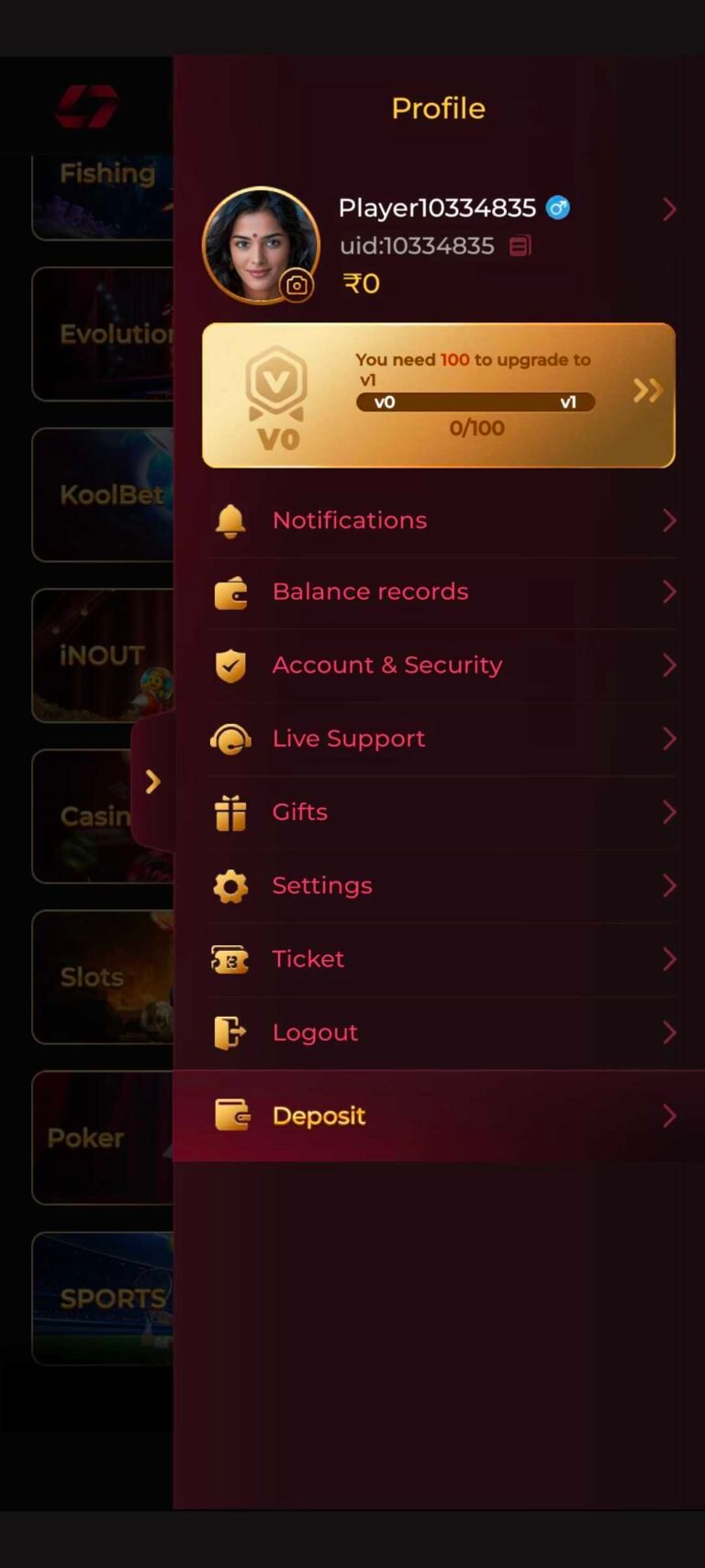 in7 game account